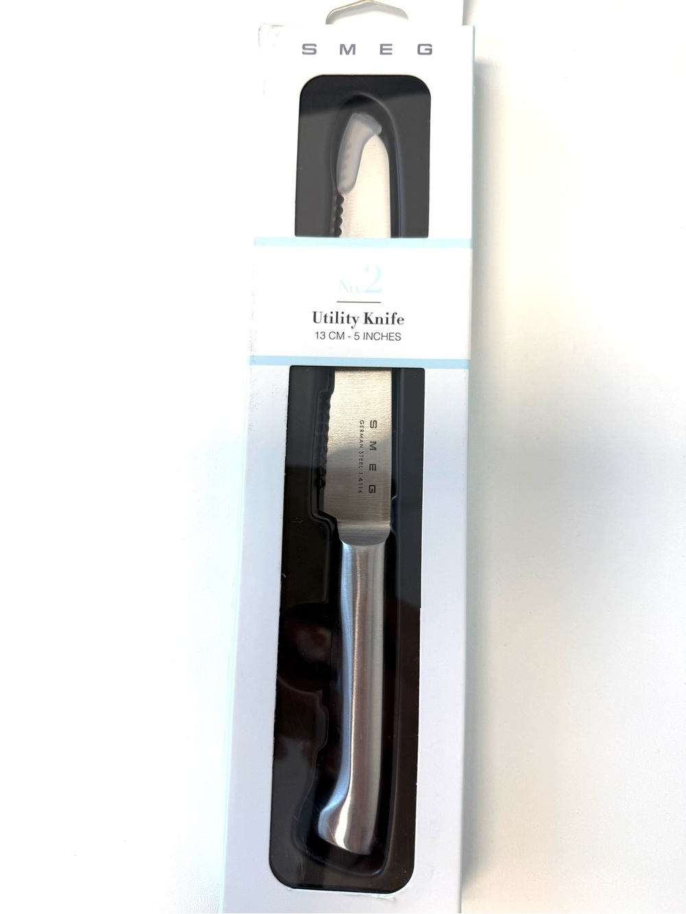 SMEG Stainless Steel Utility Knife - Silver